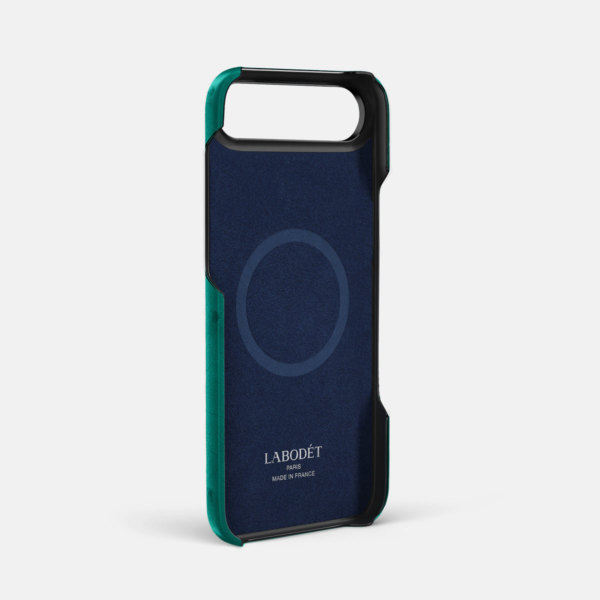 Handle Case Coloré For iPhone 17 Air In Ostrich -4 | Turquoise-Black