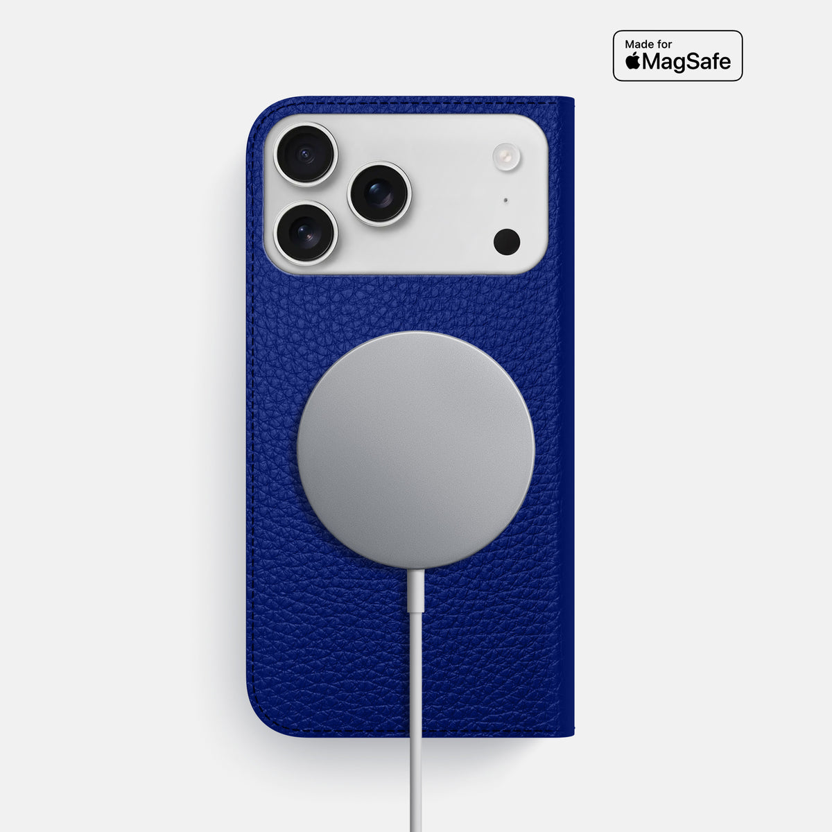Folio Slim Case For iPhone 17 Pro Max In Calf -3 | Royal-Blue
