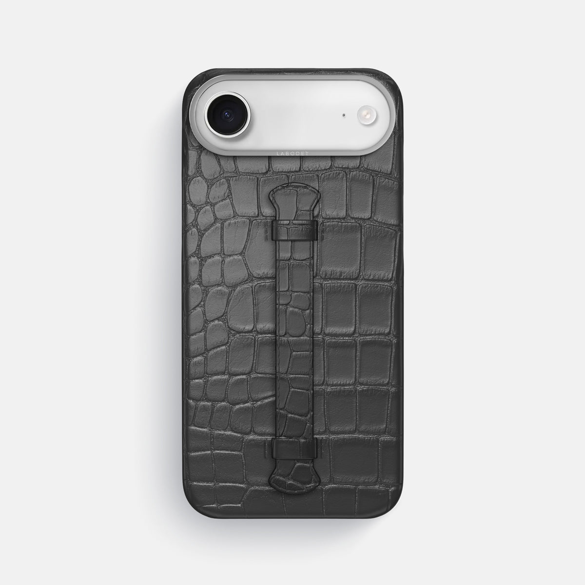 Center Handle For iPhone 17 Air In Alligator -1 | Grey-Steel