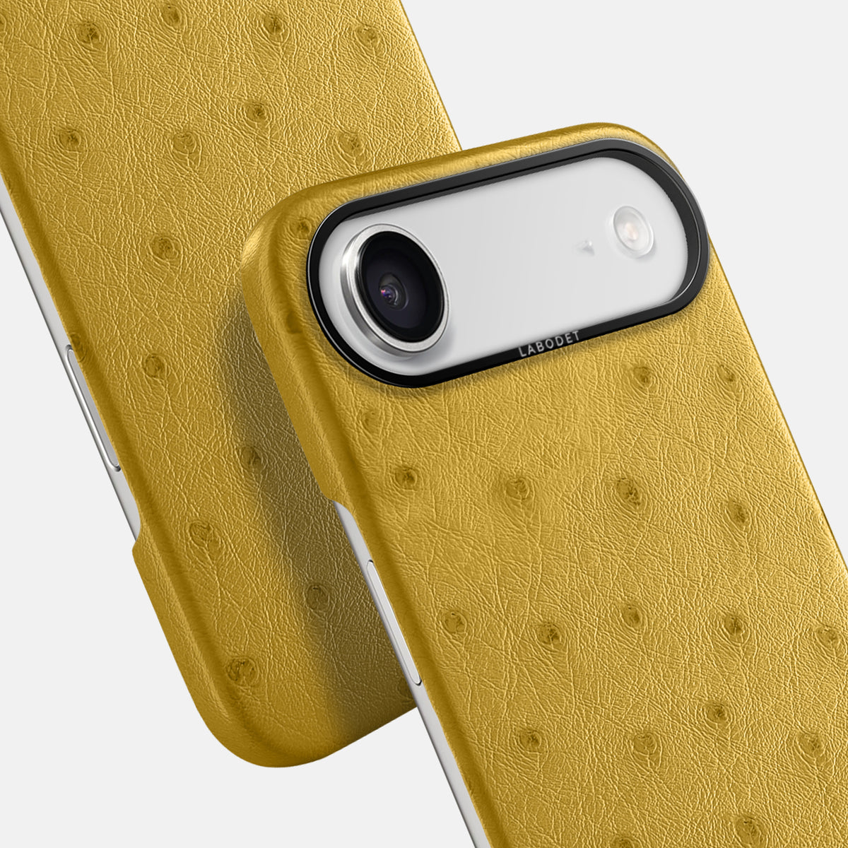 Classic Case For iPhone 17 Air In Ostrich -6 | Gold-Black