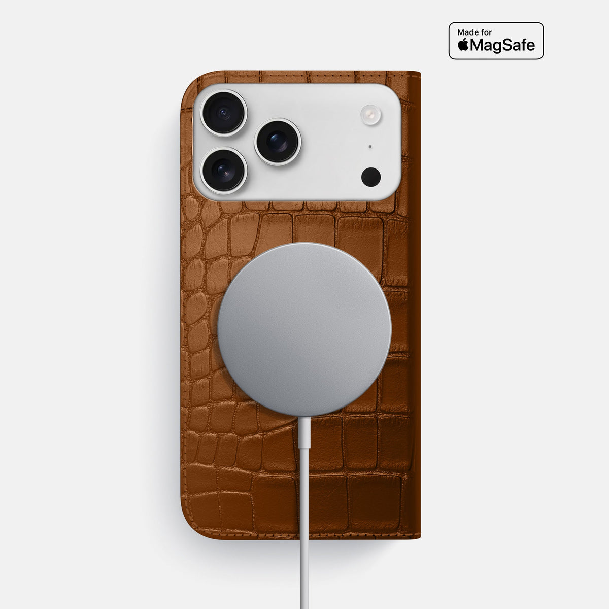 Folio Slim Case For iPhone 18 Pro Max In Alligator -3 | Honey