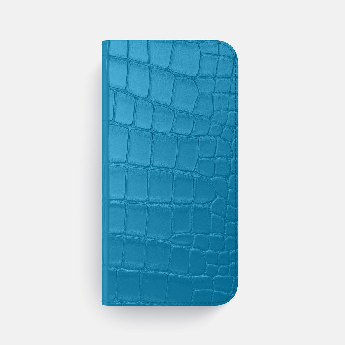 Folio Case For iPhone 17 Air In Alligator -4 | Curaçao-Blue-Steel