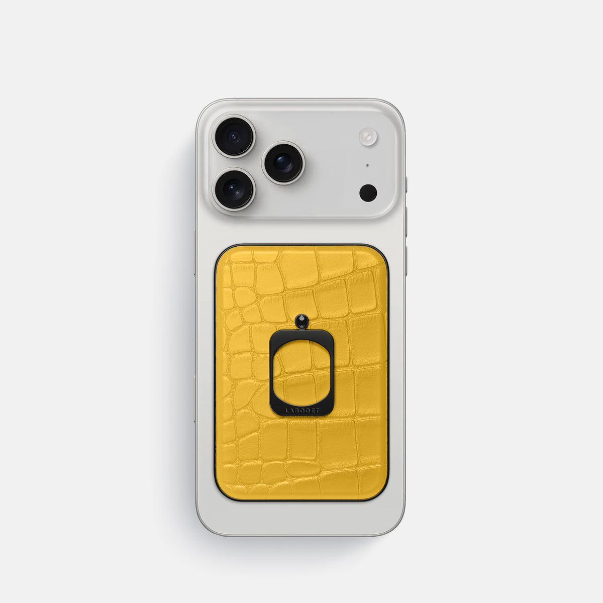 MagSafe Ring For iPhone 17 Pro In Alligator -1 | Yellow-Black