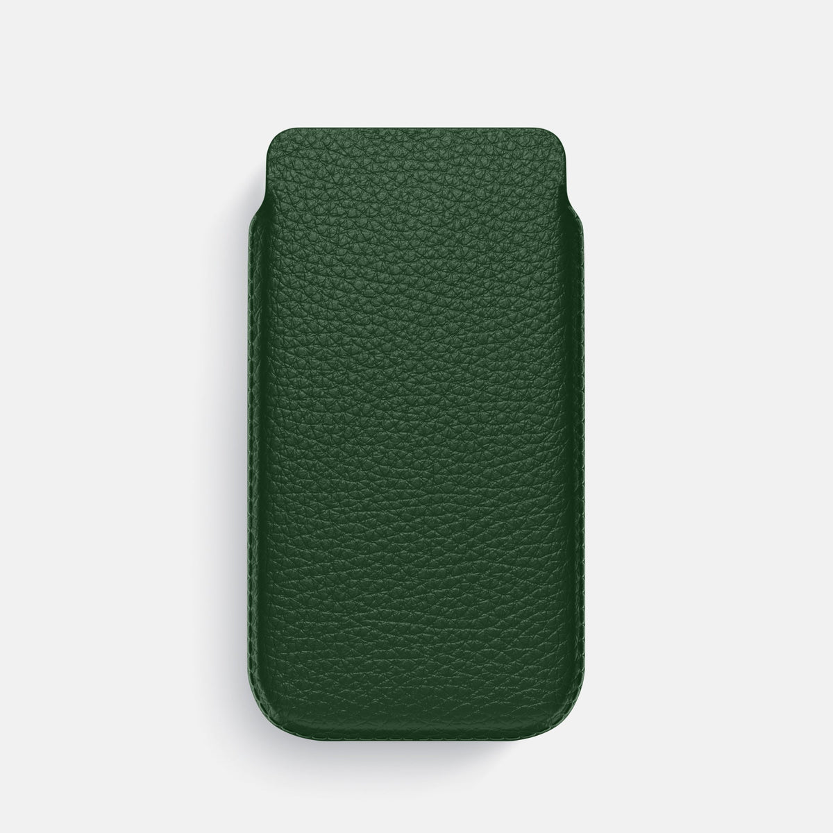 Pouch Case For iPhone 18 Pro In Calf -1 | Dark-Green