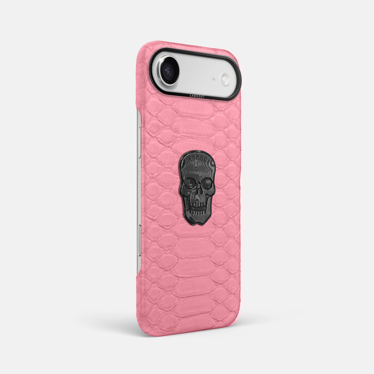 Classic Case With Carbon Skull For iPhone 17 Air In Python -2 | Pink-Black