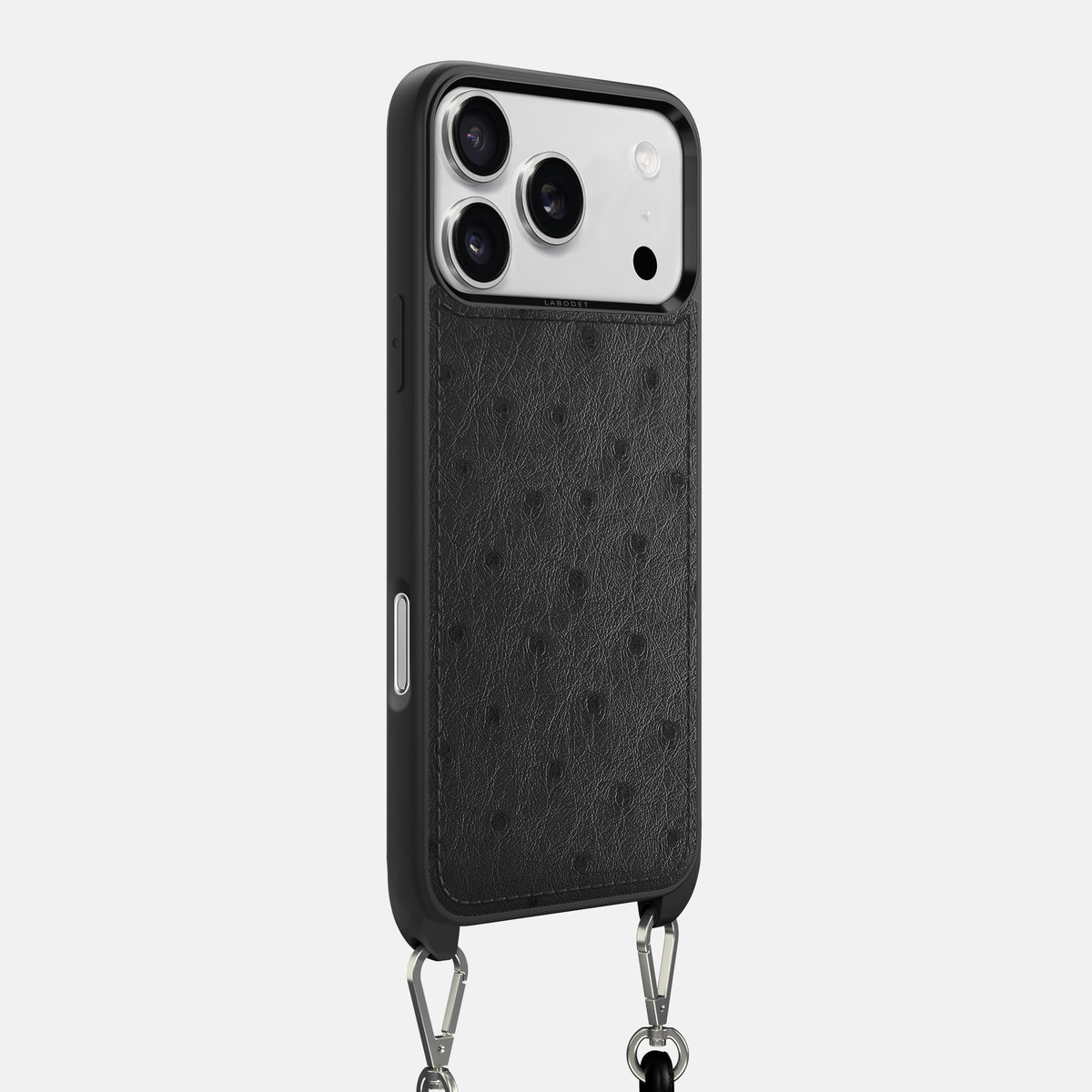 Crossbody Sport Case For iPhone 17 Pro Max In Ostrich -2 | Black