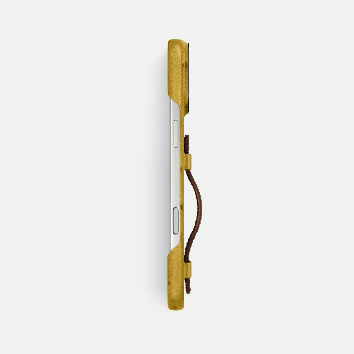Handle Case Coloré For iPhone 18 Pro Max In Ostrich -3 | Gold-Black