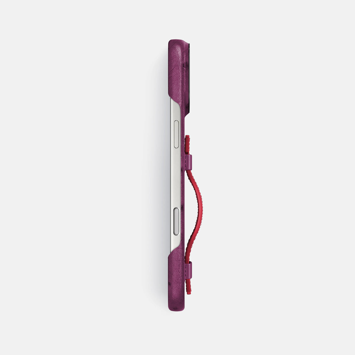 Handle Case Coloré For iPhone 17 Pro Max In Ostrich -3 | Purple-Black