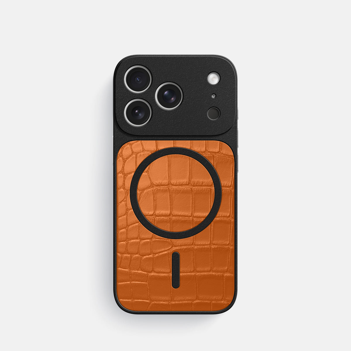 MagSafe Mask For iPhone 17 Pro In Alligator -3 | Orange