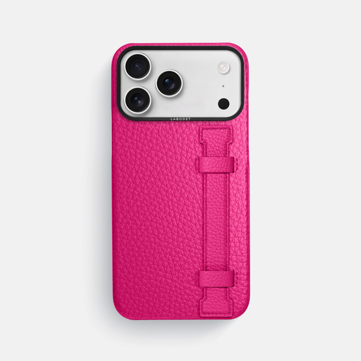 Handle Case For iPhone 18 Pro Max In Calf -1 | Magenta-Black