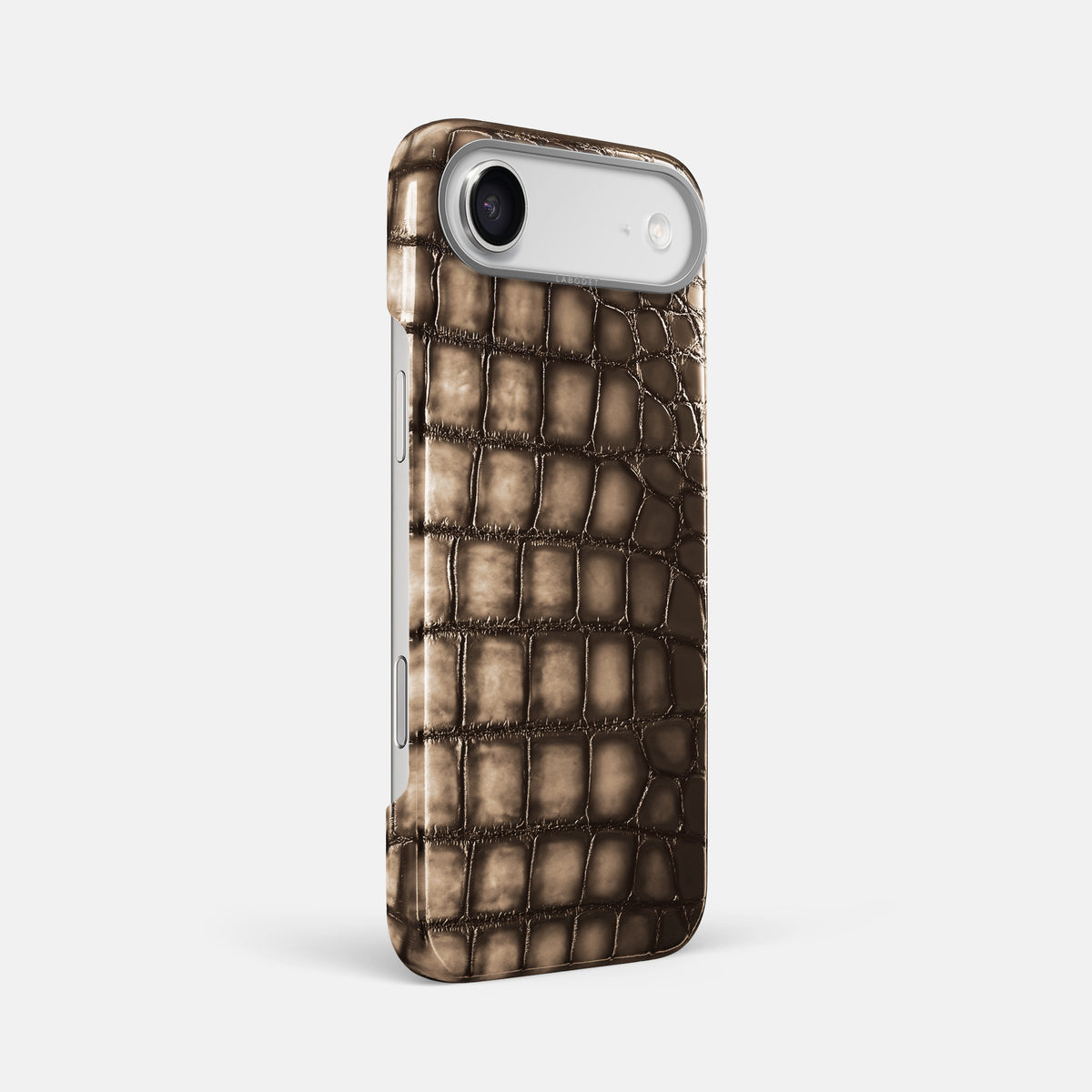 Classic Case For iPhone 17 Air In Patina Alligator -2 | Etoupe-Steel