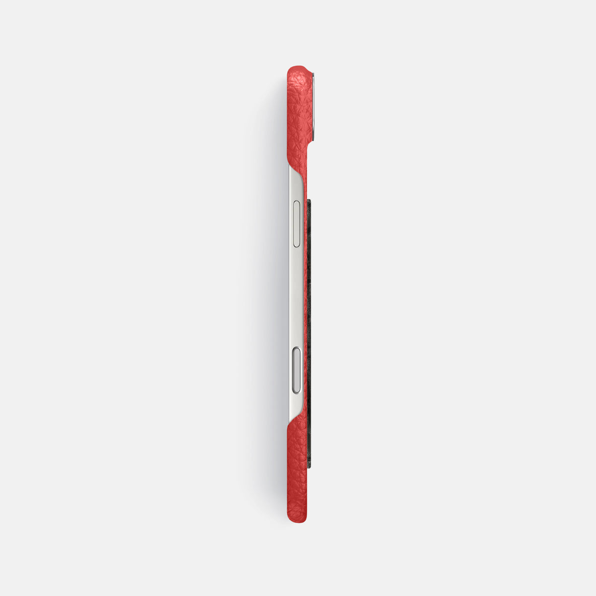 Classic Case With Carbon Dragon For iPhone 17 Air In Calf -3 | Red-Steel