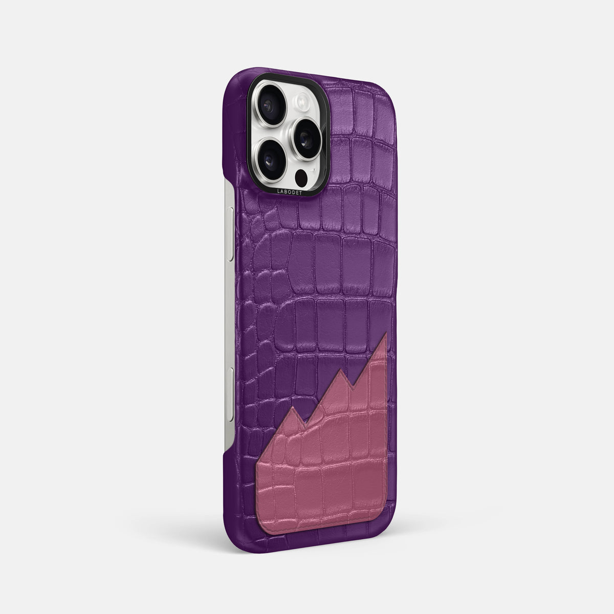 Classic Case With UpOnly For iPhone 16 Pro Max In Alligator -2 | Purple-Black
