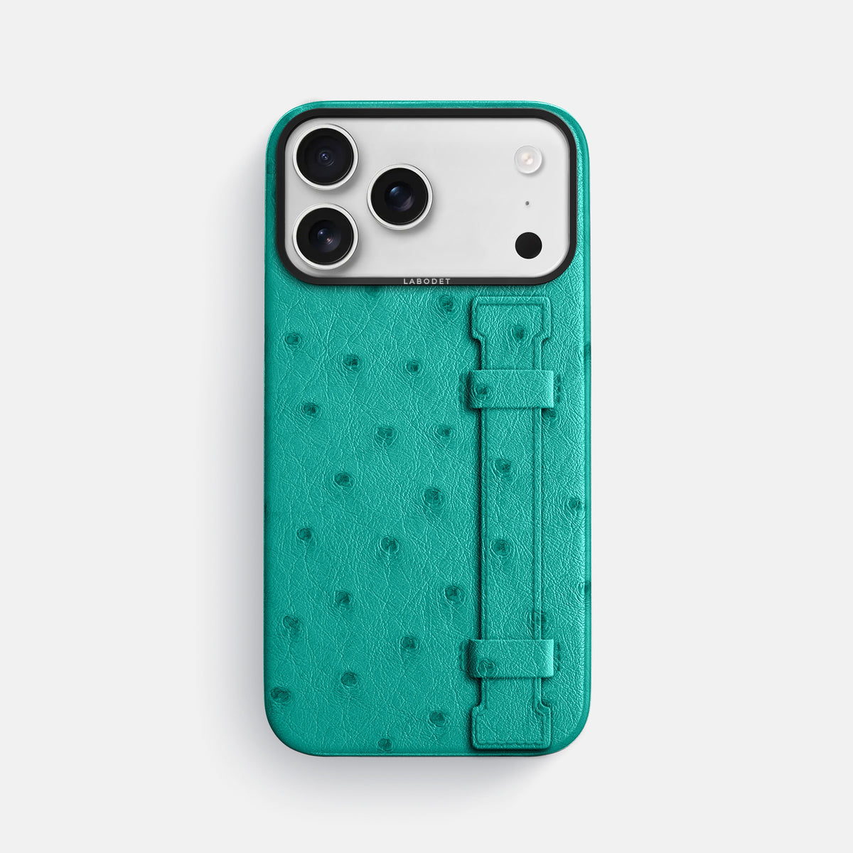 Handle Case For iPhone 17 Pro Max In Ostrich -1 | Turquoise-Black