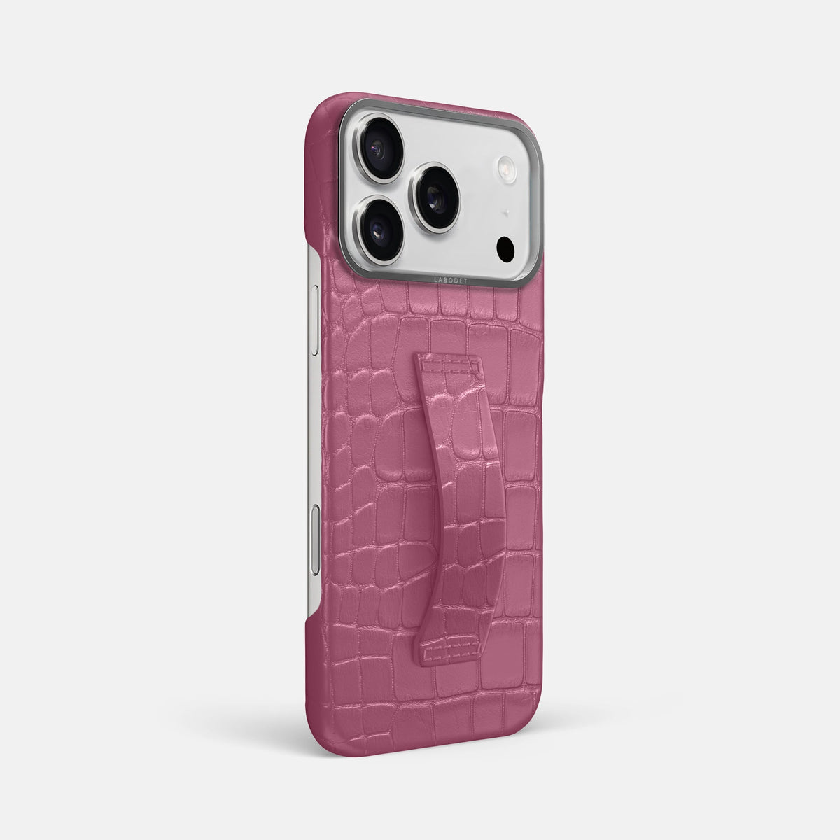 Finger Case For iPhone 18 Pro Max In Alligator -2 | Pink-Lagoon-Steel
