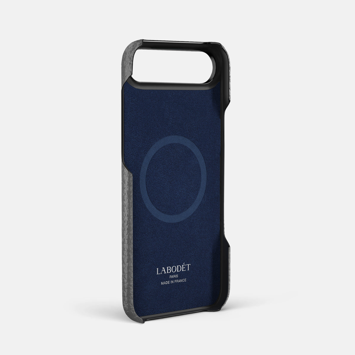 Handle Case For iPhone 17 Air In Calf -4 | Souris-Black