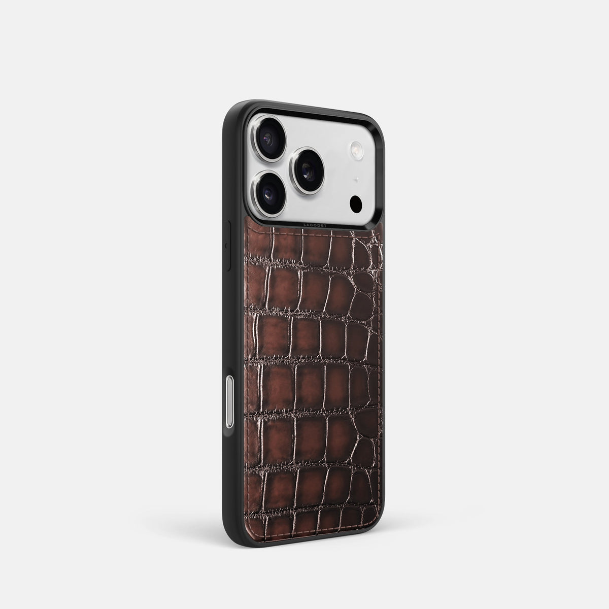 Sport Case For iPhone 18 Pro In Patina Alligator -2 | Havana-Brown