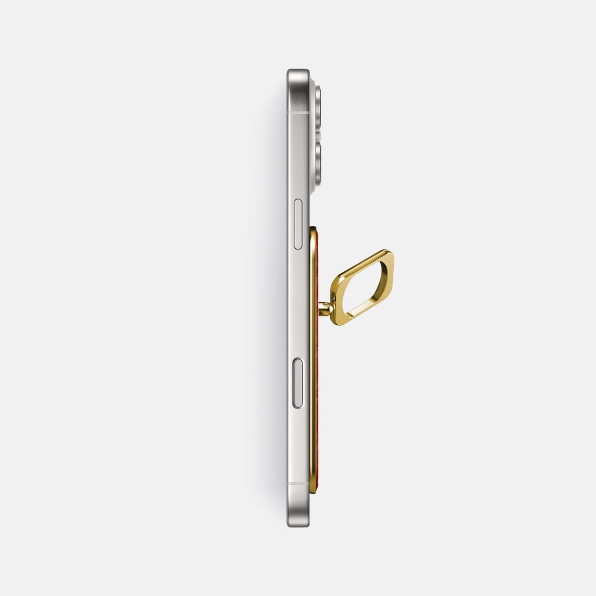 MagSafe Ring For iPhone 18 Pro Max In Alligator -3 | Red-Gold