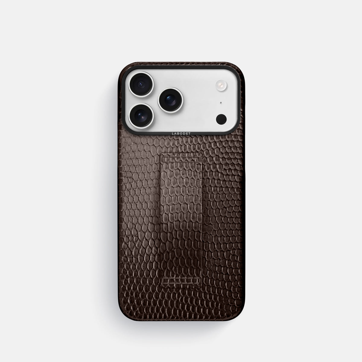Finger Case For iPhone 17 Pro In Lizard -1 | Brown-Black