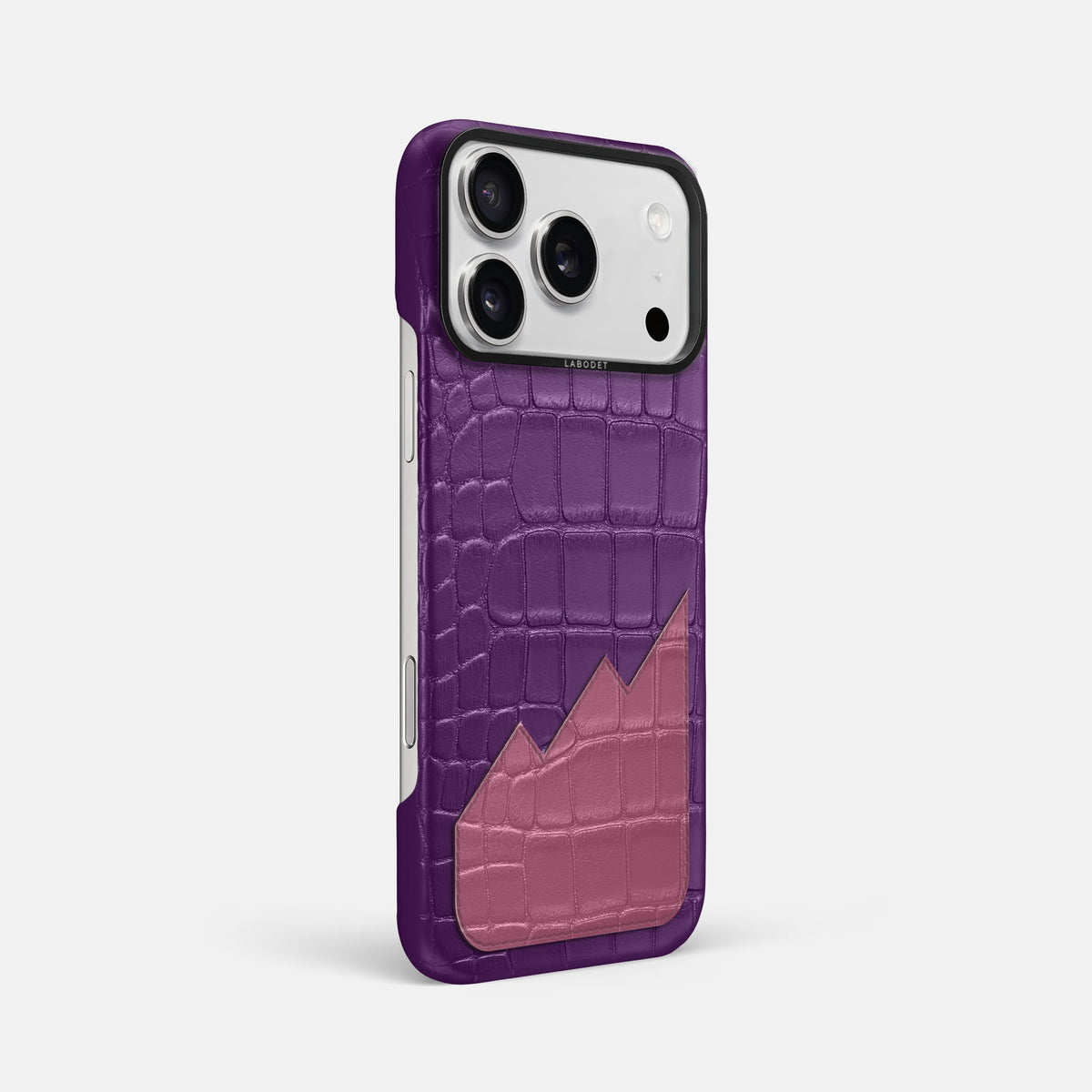 Classic Case With UpOnly For iPhone 18 Pro Max In Alligator -2 | Purple-Black