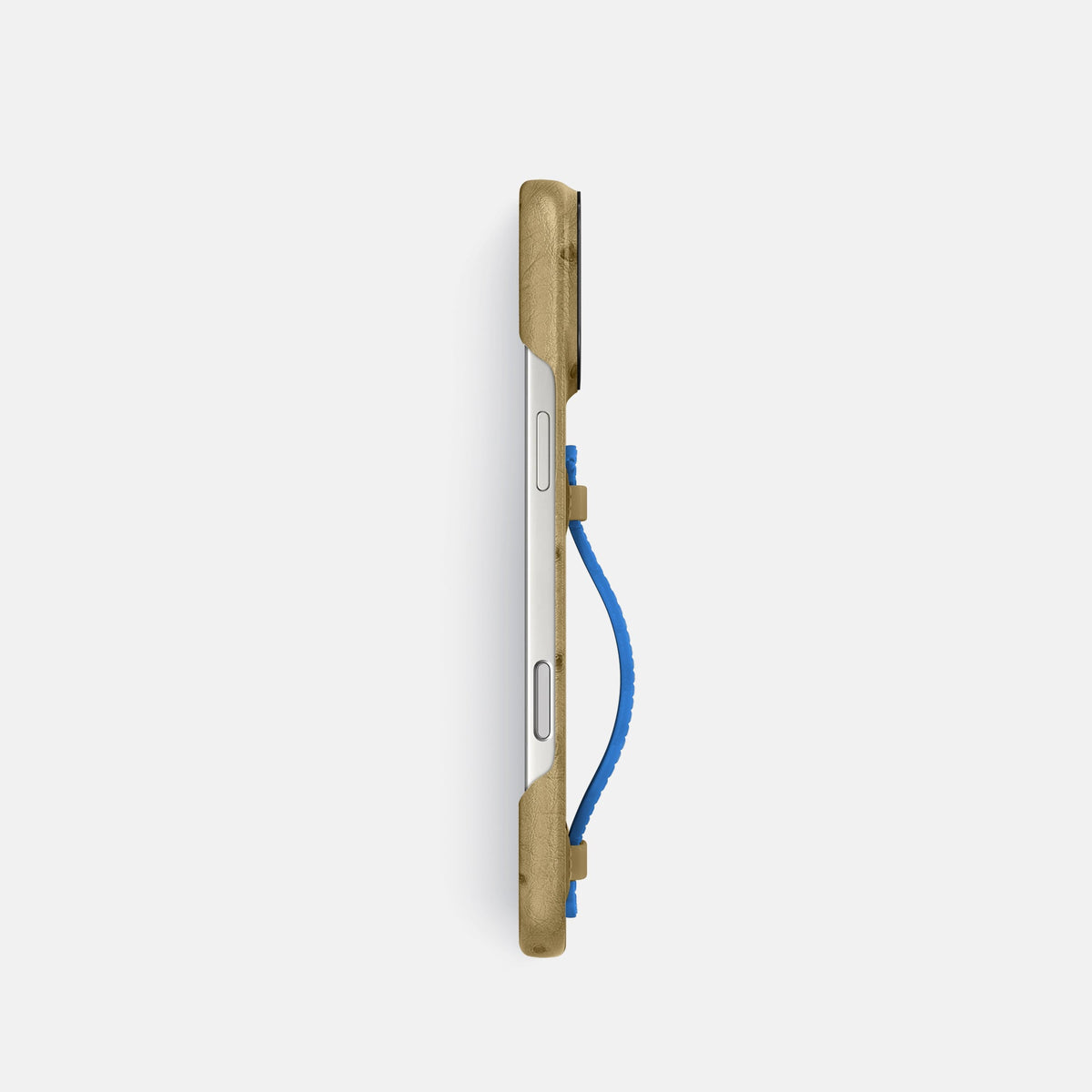 Center Handle Coloré For iPhone 18 Pro In Ostrich -2 | Desert-Sand-Black