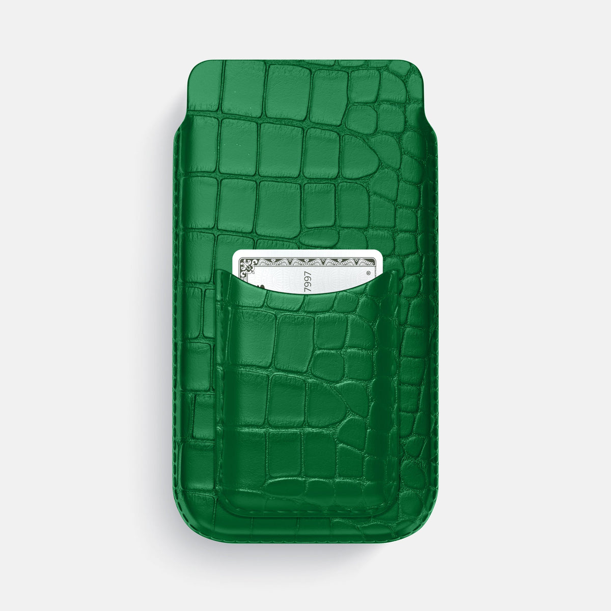 Pouch Card Case For iPhone 17 Pro Max In Alligator