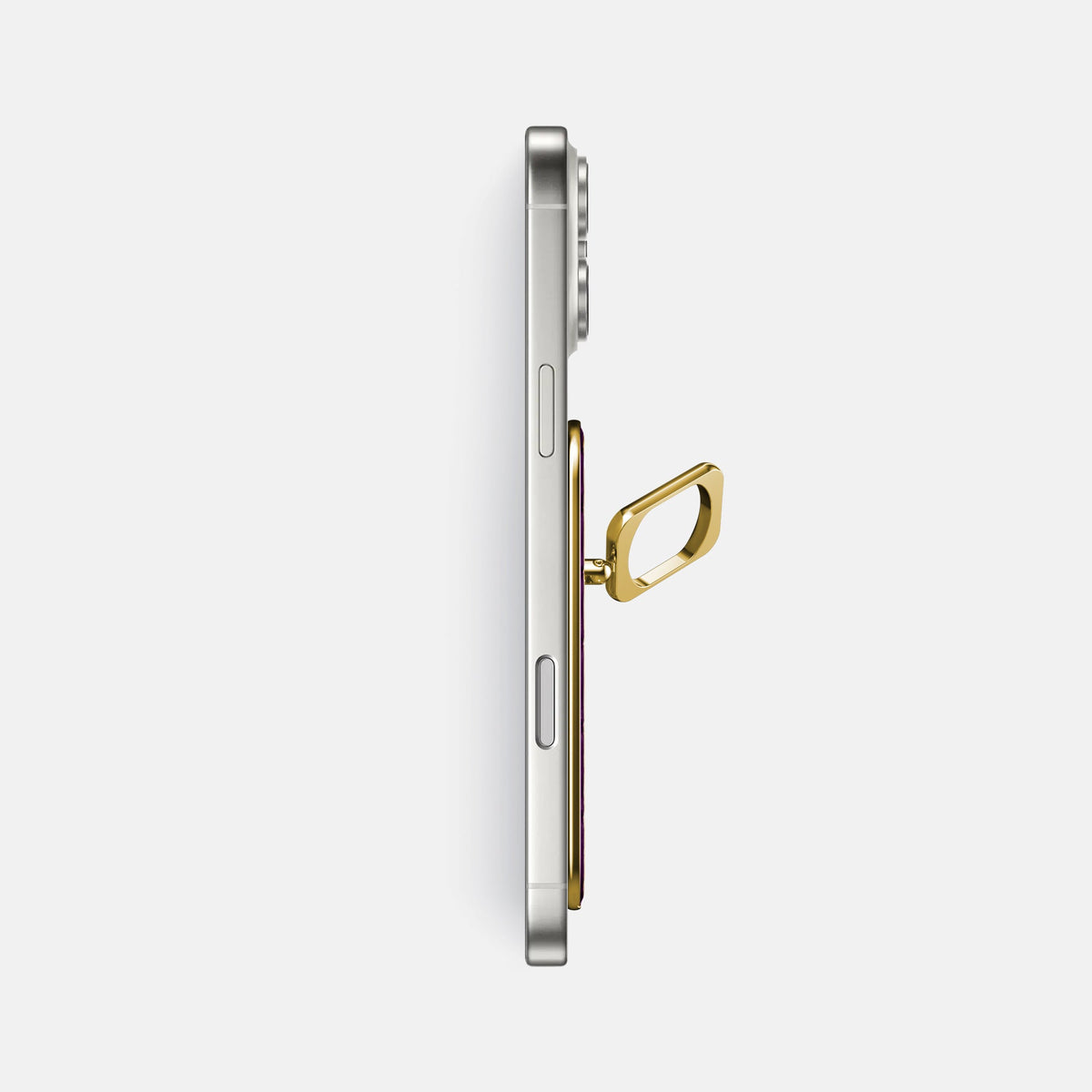 MagSafe Ring For iPhone 18 Pro Max In Calf -3 | Violet-Gold