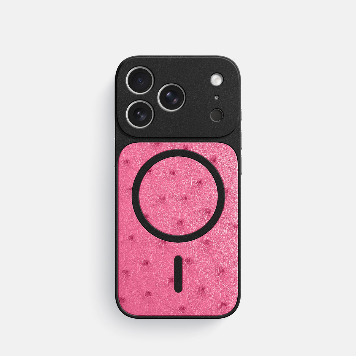 MagSafe Mask For iPhone 17 Pro In Ostrich -3 | Pink