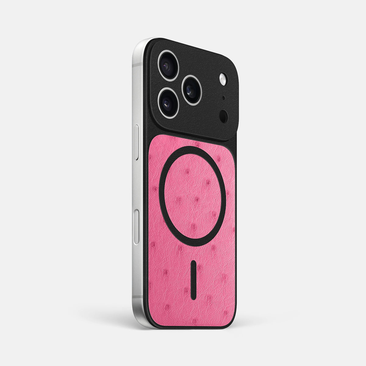 MagSafe Mask For iPhone 17 Pro Max In Ostrich -2 | Pink