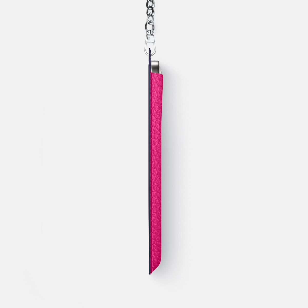 Crossbody Bag For iPhone 18 Pro Max In Calf -4 | Magenta-Steel