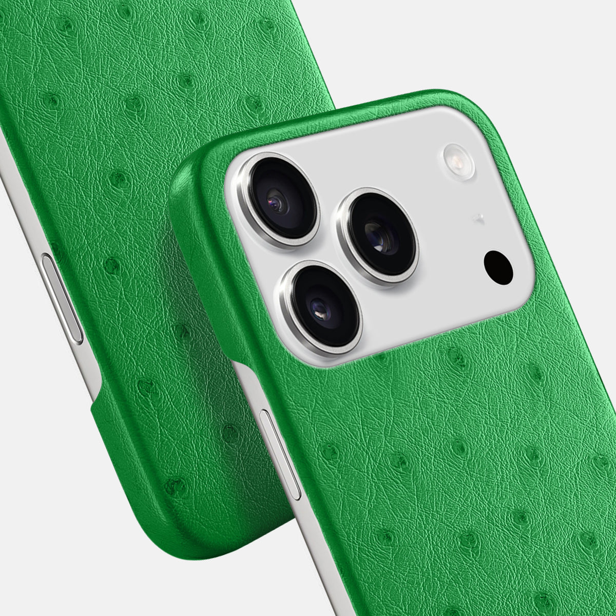Slim Case For iPhone 17 Pro In Ostrich -6 | Kentucky-Green