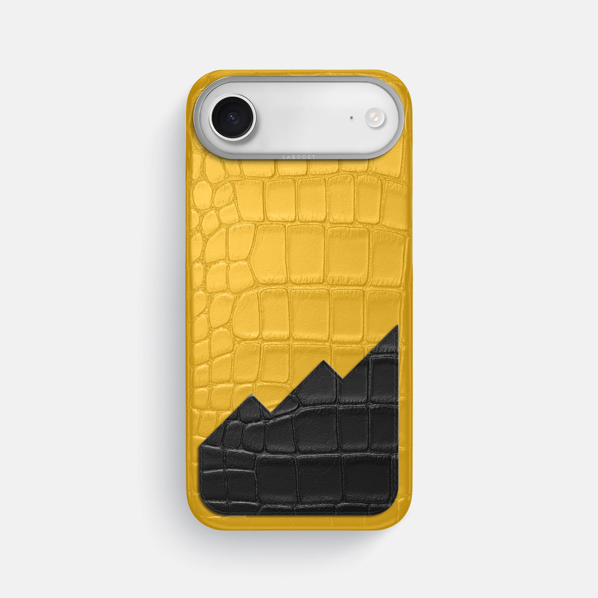 Classic Case With UpOnly For iPhone 17 Air In Alligator -1 | Yellow-Steel