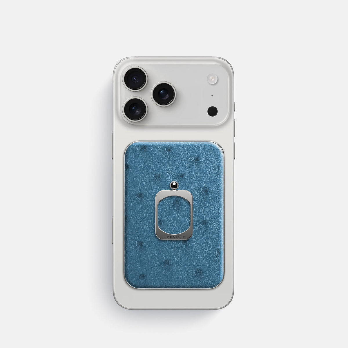 MagSafe Ring For iPhone 18 Pro In Ostrich -2 | Blue-Jeans-Steel