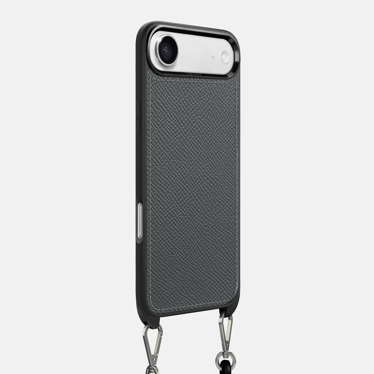 Crossbody Sport Case For iPhone 17 Air In Epsom-Style Calf -2 | Grey