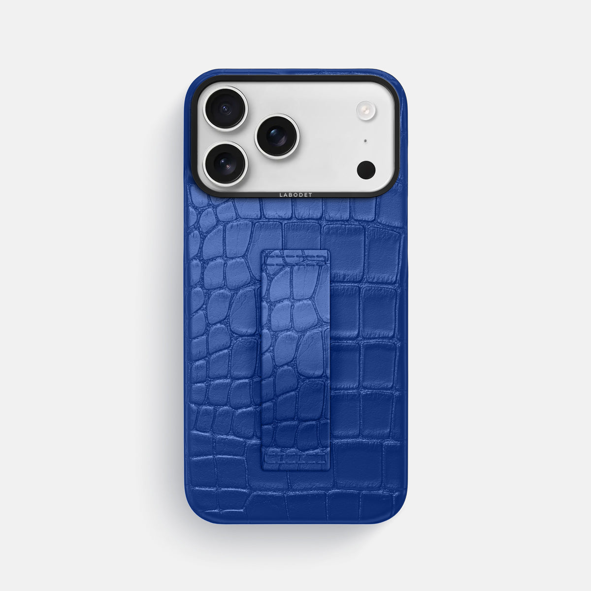 Finger Case For iPhone 17 Pro Max In Alligator -1 | Royal-Blue-Black