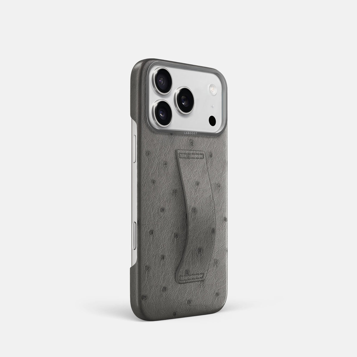 Finger Case For iPhone 18 Pro In Ostrich -2 | Grey-Steel