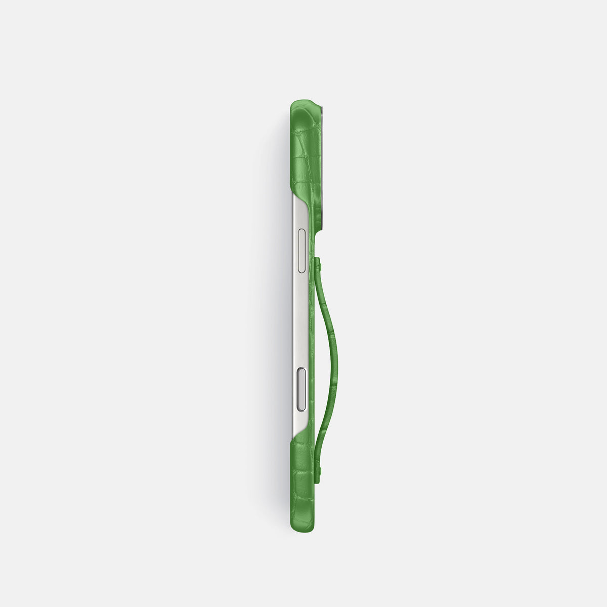 Finger Case For iPhone 17 Pro In Alligator -3 | Apple-Green-Steel
