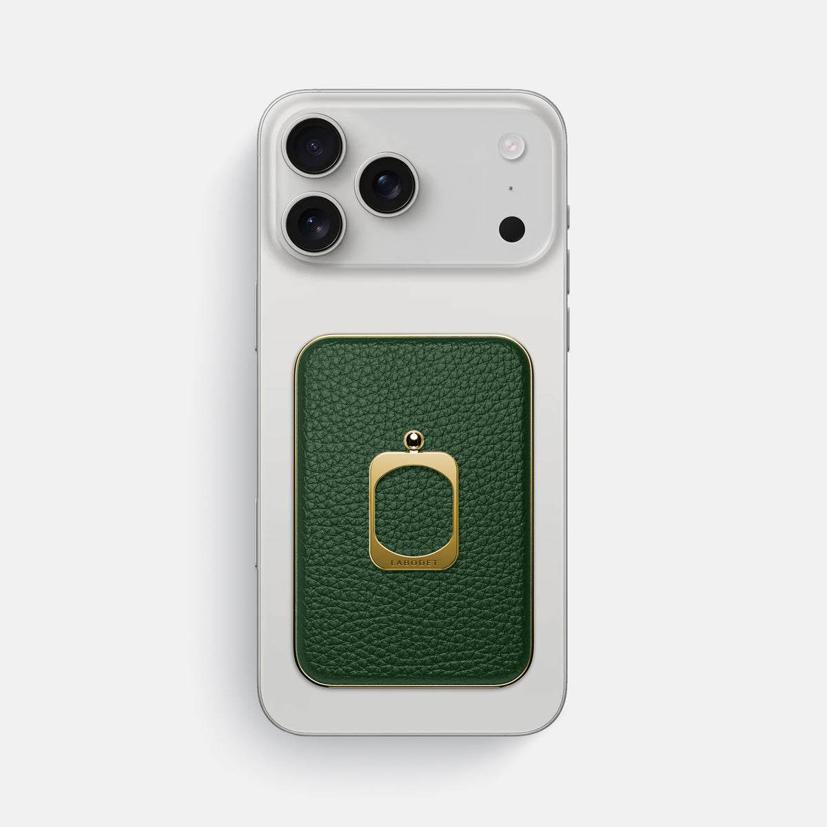 MagSafe Ring For iPhone 17 Pro Max In Calf -2 | Dark-Green-Gold