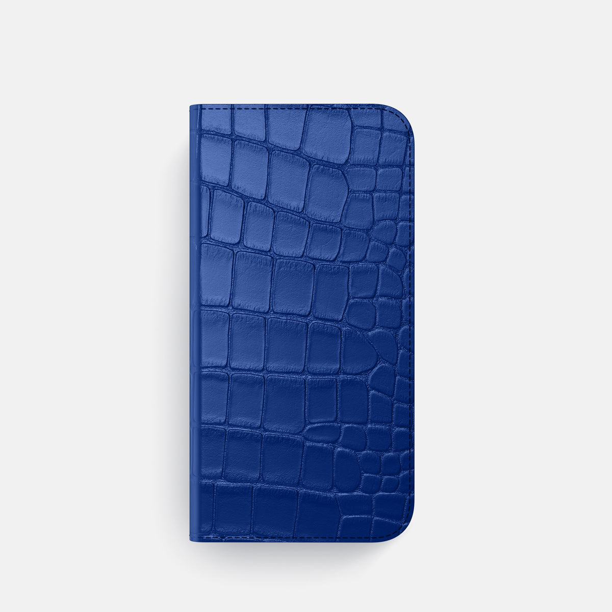 Folio Case with Card For iPhone 17 Pro In Alligator -4 | Royal-Blue-Black