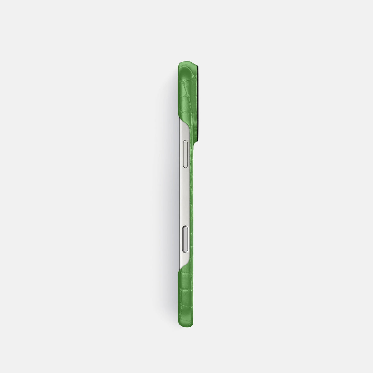 Classic Case For iPhone 18 Pro In Alligator -3 | Apple-Green-Black