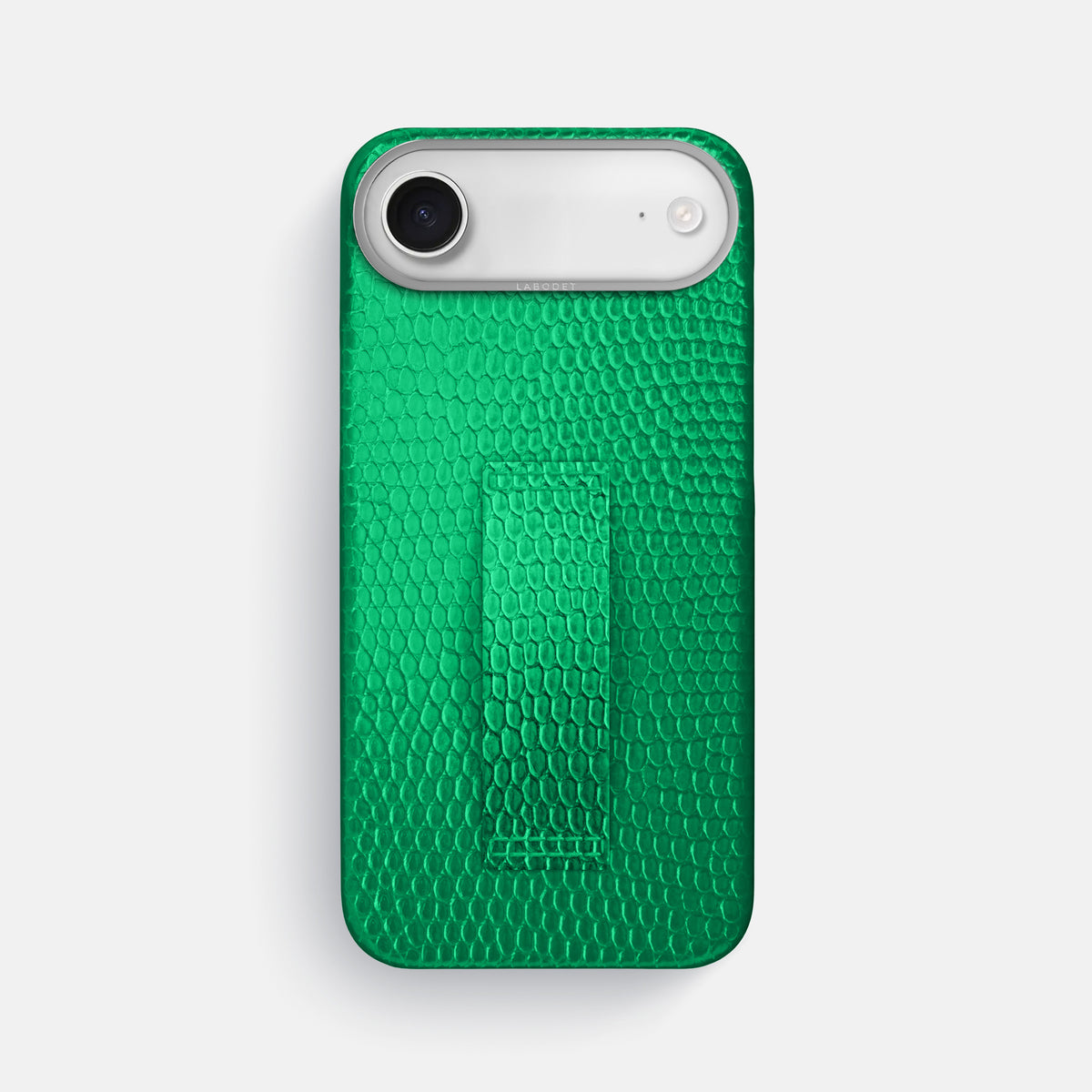 Finger Case For iPhone 17 Air In Lizard -1 | Apple-Green-Steel