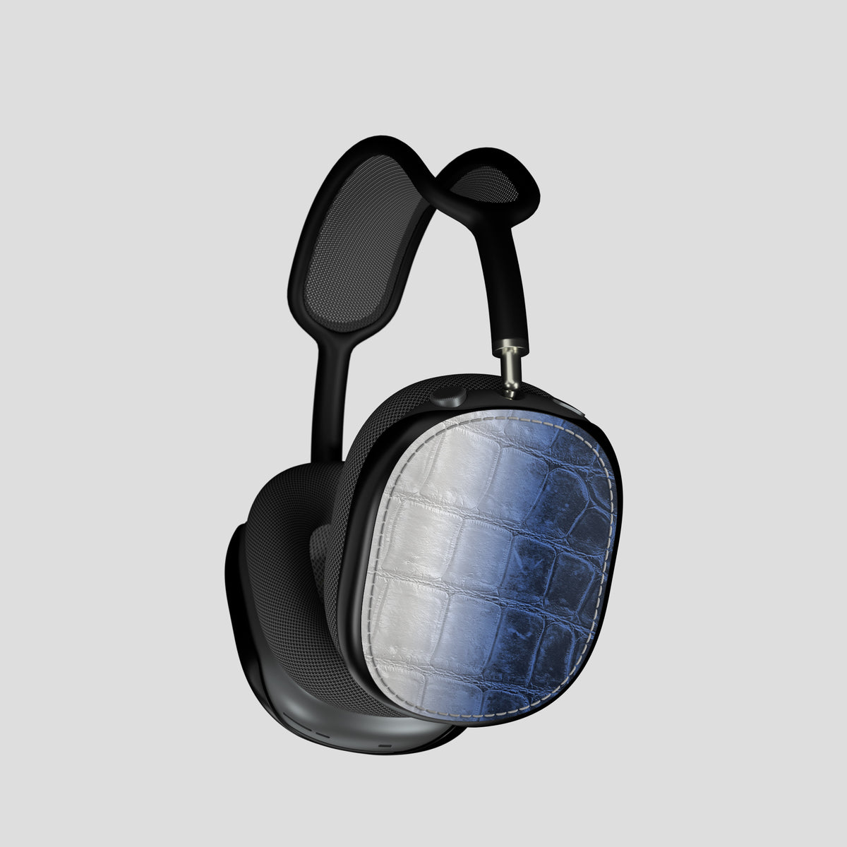 Shells For AirPods Max In Himalayan Crocodile -2 | Navy-Blue
