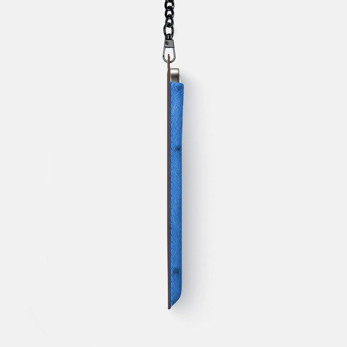 Crossbody Bag For iPhone 18 Pro Max In Ostrich -4 | Royal-Blue-Black