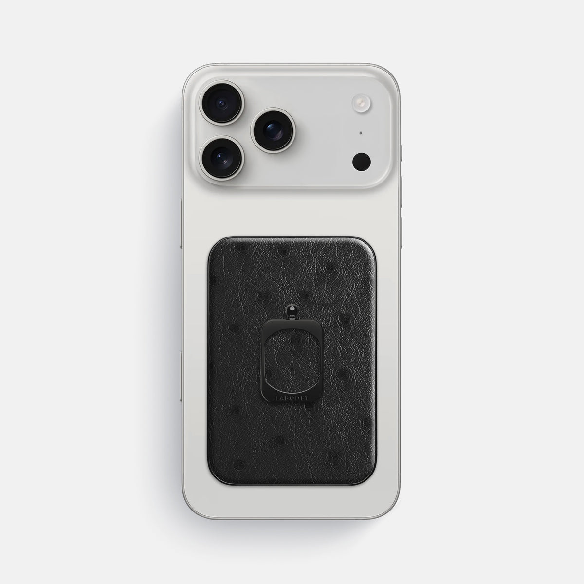 MagSafe Ring For iPhone 17 Pro Max In Ostrich -2 | Black-Black