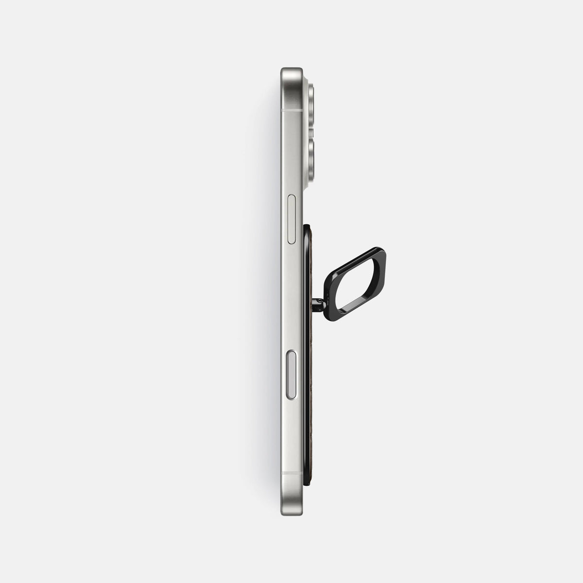 MagSafe Ring For iPhone 18 Pro Max In Calf -3 | Dark-Brown-Black