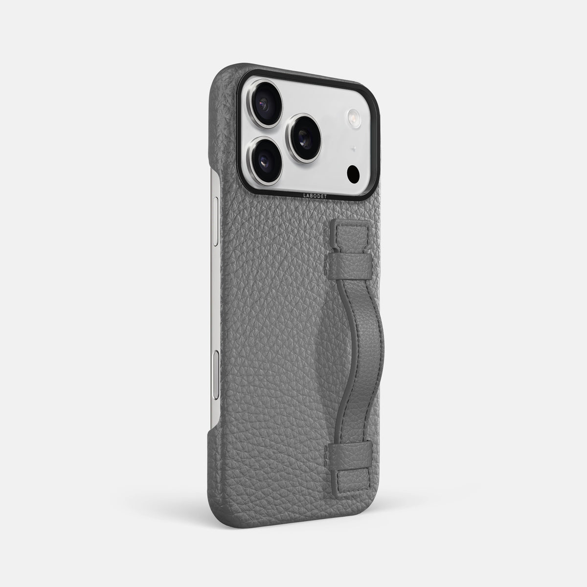 Handle Case For iPhone 17 Pro Max In Calf -2 | Souris-Black