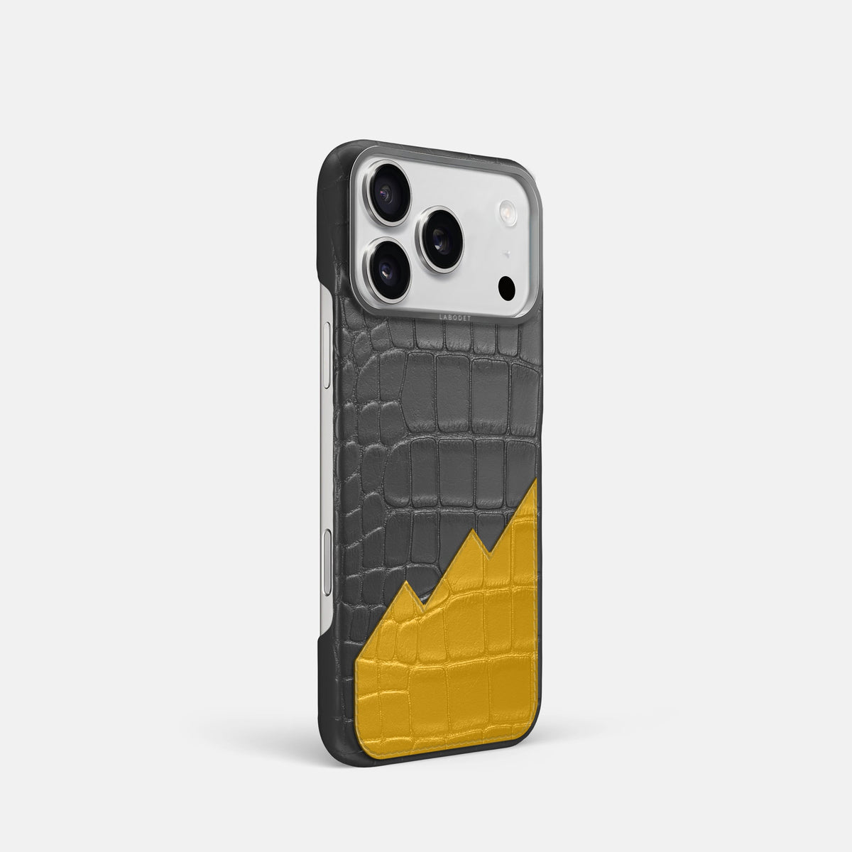 Classic Case With UpOnly For iPhone 18 Pro In Alligator -2 | Grey-Steel