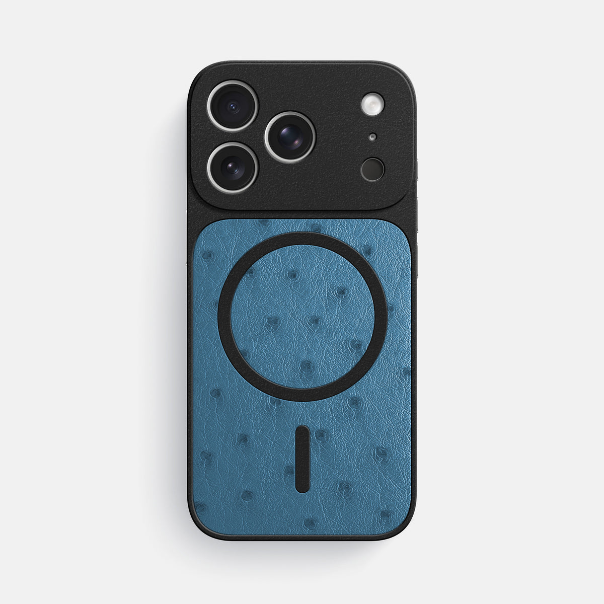 MagSafe Mask For iPhone 17 Pro Max In Ostrich -3 | Blue-Jeans
