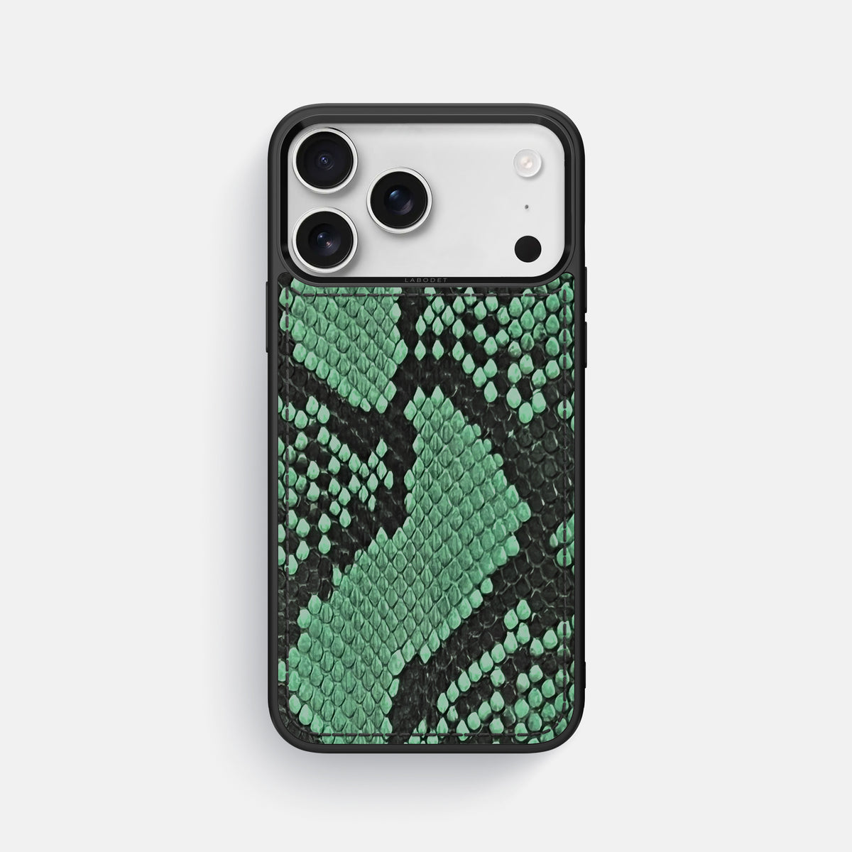 Sport Case For iPhone 17 Pro Max In Deluxe Python -1 | Forest-Green