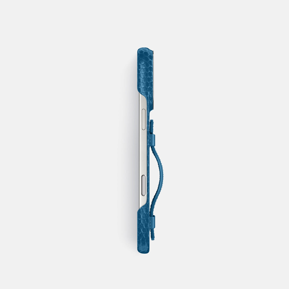 Handle Case For iPhone 18 Pro In Lizard -3 | Blue-Steel